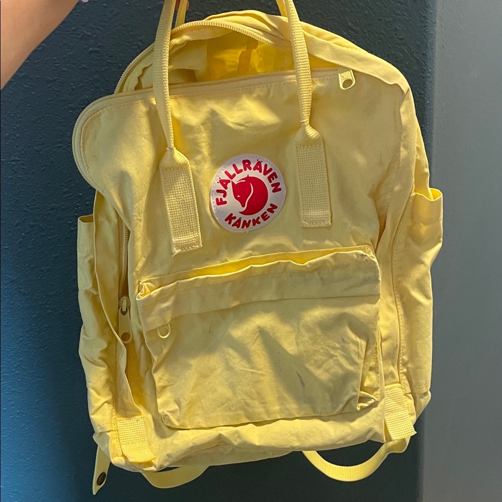 Fjallraven Kanken Yellow Backpack